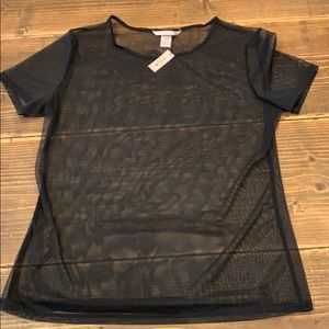 Victoria’s Secret black mesh tee shirt xs/S